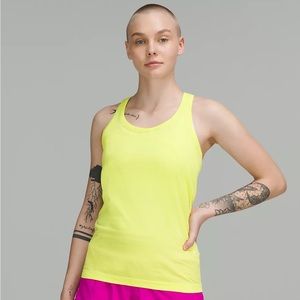NWT Lululemon Swiftly Tech Racerback Tank 2.0 Electric Lemon Size 4